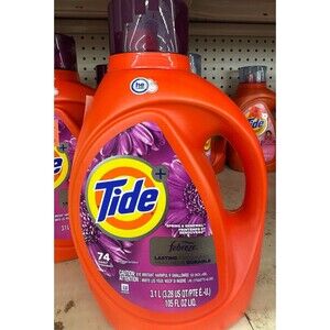 Tide  Plus Febreze Freshness Spring & Renewal Liquid Laundry Detergent. OLSHB